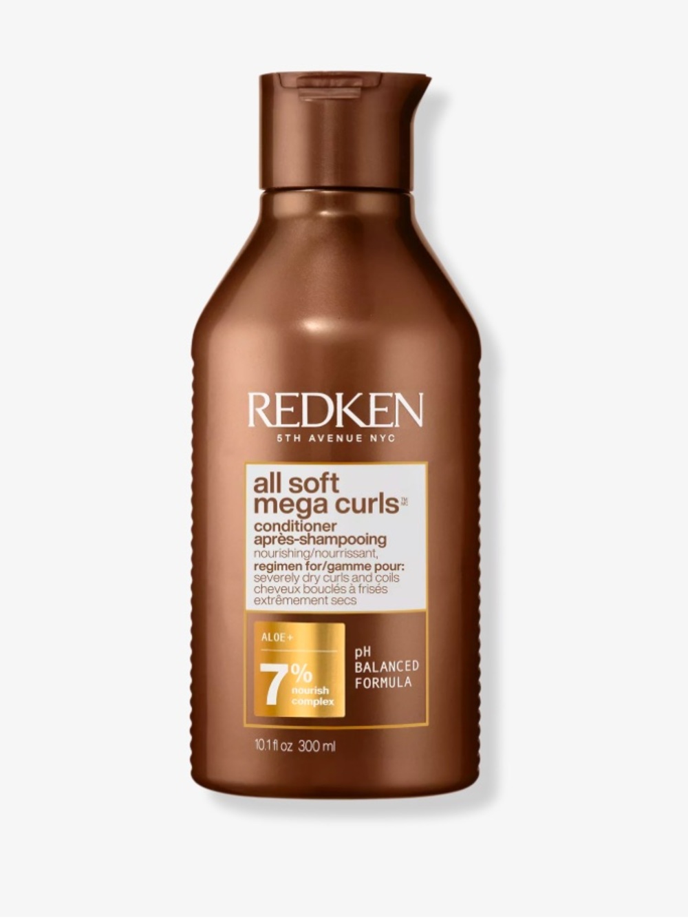 Redken All Soft Mega Curls Conditioner — Brown